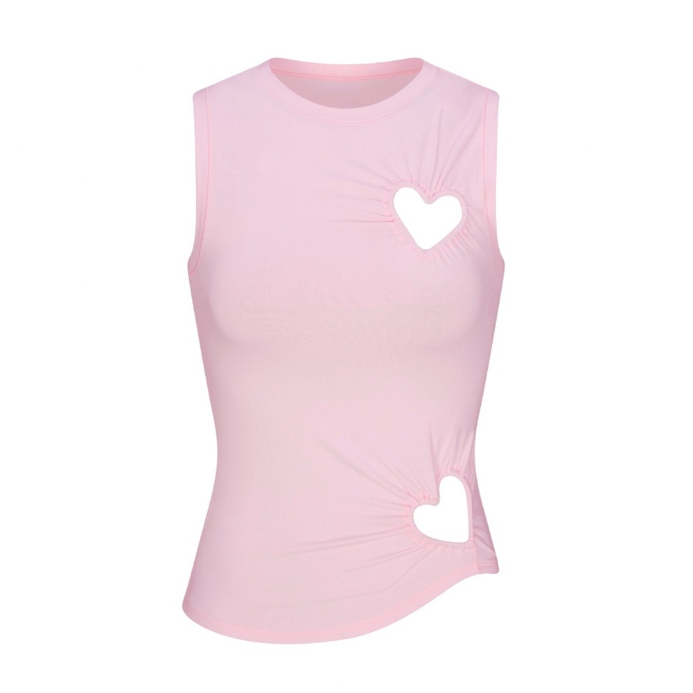 SKIMS Cotton Jersey Heart Tank